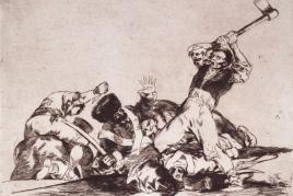 FRANCISCO DE GOYA Los Desastres de la Guerra: Lo mismo – Dasselbe, 1812-1815 Radierung, Aquatinta ALBERTINA, Wien