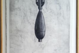 Bomb Object, David Higginbotham und Aya Kawano, Farbstift, 2006, 75 x 56 cm