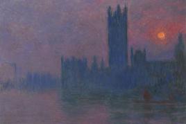 Claude Monet, Das Parlament, Sonnenuntergang, 1901-1903, Sammlung Hasso Plattner