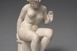 Aristide Maillol, Léda, 1901–1902 Weisse Terrakotta, 27,6 x 12,5 x 13 cm Privatsammlung, Foto © J.-L. Losi