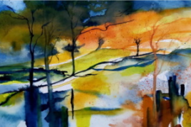 Aquarell, Gehard v. Hörsten