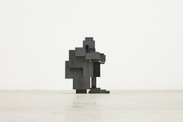 Antony Gormley  Open Hold, 2018 4 mm Corten steel, 76kg  79.4 x 42.6 x 62 cm (31.25 x 16.77 x 24.40 in)