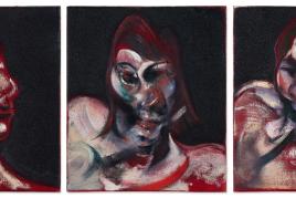 Francis Bacon, Three Studies for Portrait of Henrietta Moraes, 1963