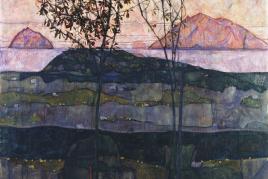 Egon Schiele, Versinkende Sonne, 1913 © Leopold Museum, Wien, Inv. 625