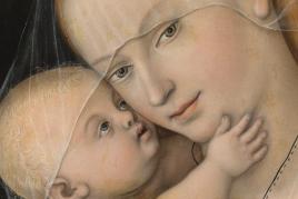 Lucas Cranach d. Ä., Gnadenbild Mariahilf, nach 1537, Malerei auf Holz, 85.6 x 58.5 cm, Innsbruck, Dompfarre St. Jakob  © TLM und Dompfarre St. Jakob, Innsbruck