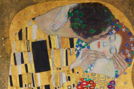 Gustav Klimt, Liebespaar (Kuss), 1908 (vollendet 1909) © Belvedere, Wien