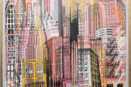 Los Nr. 47 | A294 0047-Christa Dichgans, “New York II”, Ölgemälde von 1981, gerahmt Limit: € 700 Taxe: € 5000-8000