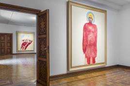 Installation view Julian Schnabel: Versions of Chuck, Revisited 21 October 2022 – 16 April 2023 Kunstmuseum Schloss Derneburg Derneburg, Germany Courtesy Hall Art Foundation Photo: Roman März