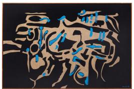 Carla Accardi (1924–2014) Animale immaginario, 1988, 100 x 150 cm, erzielter Preis € 303.000 Weltrekord