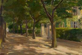 Max Liebermann (1847 – 1935) Colomierstraße in Wannsee | 1916 | Öl auf Leinwand | 72 × 91 cm Ergebnis: € 422.000