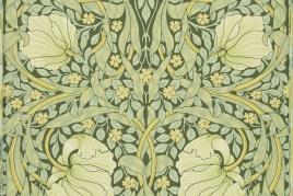 William Morris (1834–1896), Entwurf Tapetenmuster Pimpernel, 1876, London 81,7 x 55,7 cm, MK&G