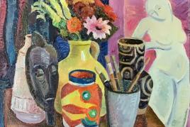 Hana Vater, Still Life With African Mask