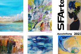 Flyer SFArte Kunstausstellung am 20. August @ Ratssaalfoyer Bad Fallingbostel