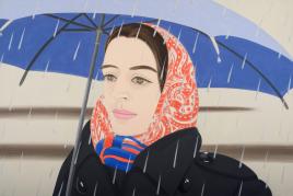 © Alex Katz, Blue Umbrella 2, 1972, c/o Pictoright Amsterdam 2023 – Private Collection, New York