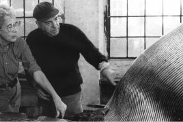 Brigitte und Martin Matschinsky-Denninghoff im Berliner Atelier 1985. Foto: Fotoarchiv Matschinsky-Denninghoff