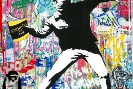 Mr. Brainwash Banksy Thrower