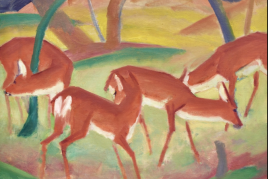 Franz Marc, Rote Rehe  (c) Bildrecht, Wien, 2023/Courtesy Heidi Horten Collection