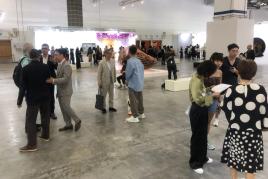 Collectors and art dealers from around Asia congregate at the inaugural edition of Art SG, a new contemporary art fair in Singapore. Photo: Enid Tsui