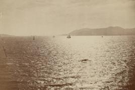 Eadweard Muybridge San Francisco: Das Golden Gate vor dem Bau der Brücke, ca. 1870