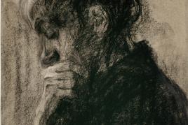 Käthe Kollwitz, Frauenkopf im Profil nach links, um 1905, Käthe Kollwitz Museum Köln; Foto: Käthe Kollwitz Museum Köl