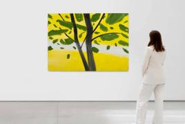 Alex Katz  Summer 24, 2023  Oil on linen  152.4 x 213.4 cm (60 x 84 in)