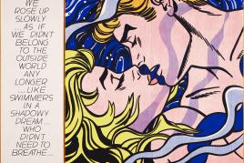 Roy Lichtenstein | Wir standen langsam auf, 1964 | MUSEUM MMK FÜR MODERNE KUNST, Frankfurt, Ehemalige Sammlung Karl Ströher, Darmstadt (DE) © Estate of Roy Lichtenstein/Bildrecht, Wien 2024