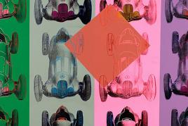 Andy Warhol | Mercedes-Benz Formel Rennwagen W125, 1987 | ALBERTINA, Wien © The Andy Warhol Foundation for the Visual Arts, inc./Licensed by Bildrecht, Vienna, 2024