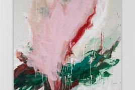 Alessandro Twombly, A Delicate Journey, 2024, Acrylic on linen, 78 3/4 x 59 in, 200 x 150 cm