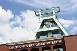 Fördergerüst im Deutschen Bergbau-Museum Bochum * Foto: Helena Grebe