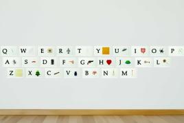 John Baldessari (1931–2020), A B C Art (Low Relief): A/Ant, Etc. (Keyboard), 2009. Mixografía® print in colours, on handmade paper in 26 parts. Overall: 44 x 259 x 2½ in (111.7 x 657.8 x 6.4 cm). Offered in Contemporary Edition: New York from 10–23 July at Christie's Online