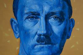 Mauro Maugliani  Adolf Hitler, 2015 Öl auf Leinwand 100 x 100 cm