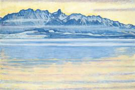 Ferdinand Hodler Stockhornkette mit Thunersee