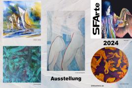 Flyer "Kunstausstellung Rathaus Bad Fallingboste"