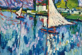 Maurice de Vlaminck: Die Boote, 1905, Privatsammlung, © VG Bild-Kunst, Bonn 2024