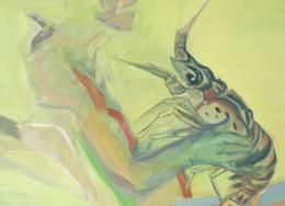 Maria Lassnig | Krebsangst, 1979 | ALBERTINA, Wien – Dauerleihgabe aus österreichischem Privatbesitz