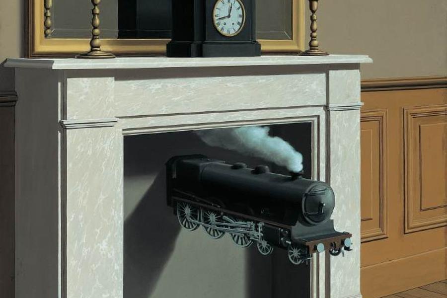 René Magritte Time Transfixed, 1938 The Art Institute of Chicago © VBK Wien, 2011