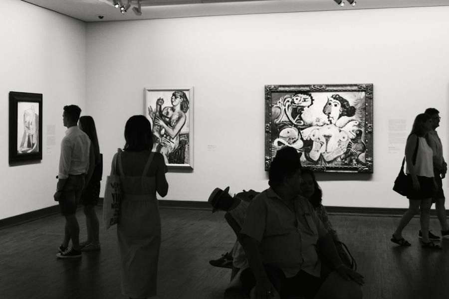 Ausstellungsansicht "Monet bis Picasso. Die Sammlung Batliner" September 2019 (c) findART.cc Foto frei von Rechten.