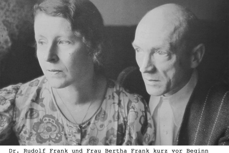 Dr. Rudolf Frank und Frau Bertha Frank