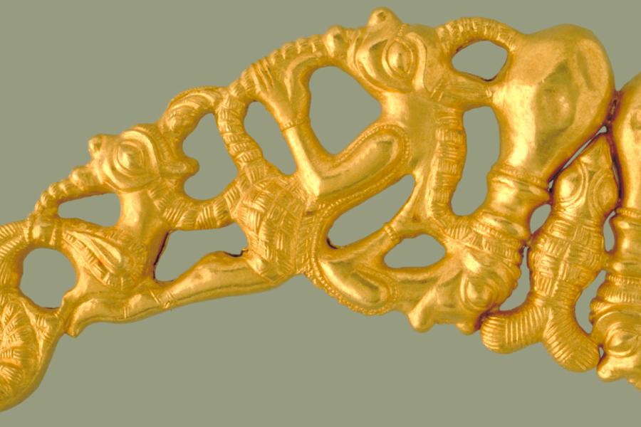 Goldschatz von Erstfeld (UR). 4. Jh. v.Chr. Depositum Kanton Uri. © Schweizerisches Nationalmuseum