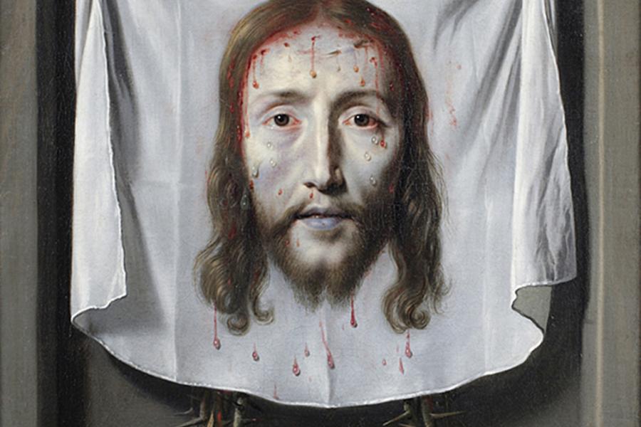 Philippe de Champaigne The Veil of Veronica Öl auf Leinwand, 70,2 x 56 cm Kunsthaus Zürich