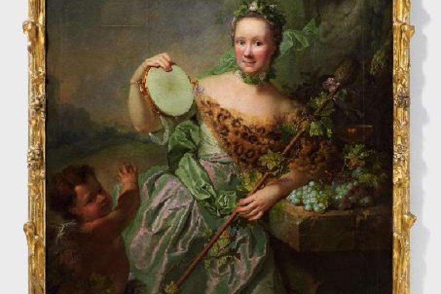 Matthieu, Georg David “Porträt der Anna Regina von Olthoff” Öl auf Leinwand. 152 x 115 cm. Ergebnis: € 22.500