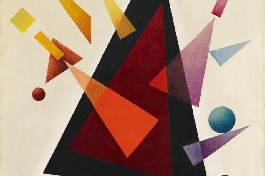 Rudolf Bauer  Triangles | 1938  Öl auf Leinwand | 130 x 100cm  Ergebnis: 375.000 Euro