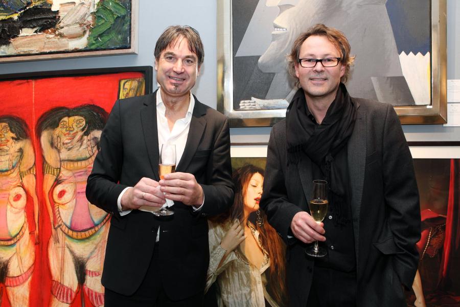 Paul Gessl (Geschäftsführer NÖ Kulturwirtschaftsbetriebe), Hans-Peter Wipplinger (Direktor Kunsthalle Krems)