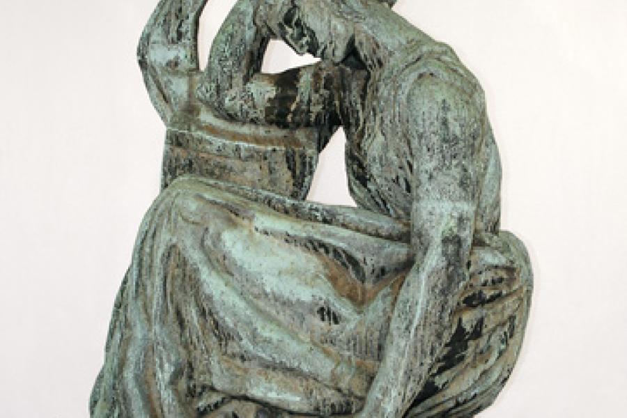 Antoine Bourdelle Sappho, 1887 / 1925 Zustand vor der Restaurierung, Kunsthaus Zürich, Geschenk Alexis Rudier