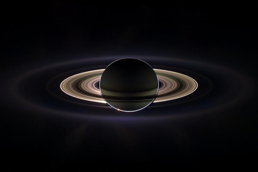 SATURN Cassini Raumsonde, 2006 © NASA/JPL-Caltech/Space Science Institute, Susanne Pieth, German Aerospace Center