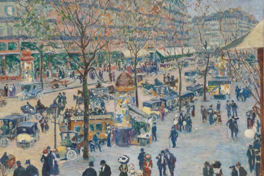 Richard Bloss „Boulevard des Capucines“ Startpreis von 30.000 € - Rekord-Erlös von 87.500 €