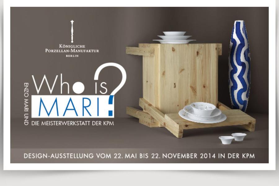 Who is Mari? Enzo Mari und die Meisterwerkstatt der KPM.