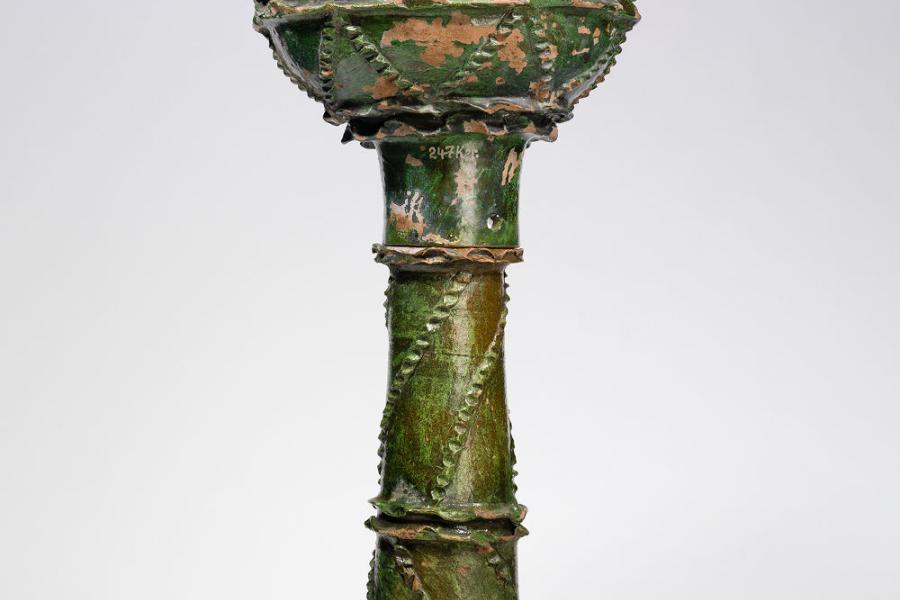 Turmknauf von St. Michael in Altötting Altötting, 18. Jahrhundert (?) Ton, glasiert © Bayerisches Nationalmuseum