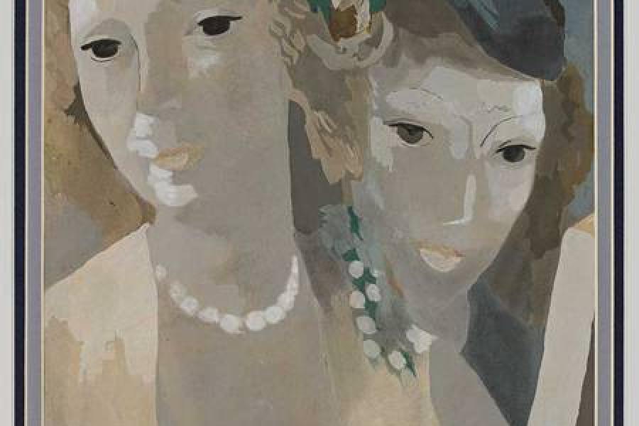 Marie Laurencin. Geb. 1883 - Paris - 1956. Ausbildung zur Porzellanmalerin sowie Studium an der Ausrufpreis:	10000 Euro