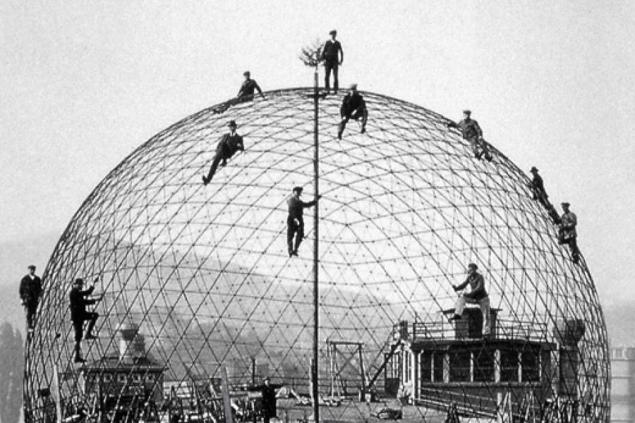 Gitterschale, Zeiss-Planetarium, Jena @ J. Krausse Frei Otto, Schäume @ IL Uni Stuttgart